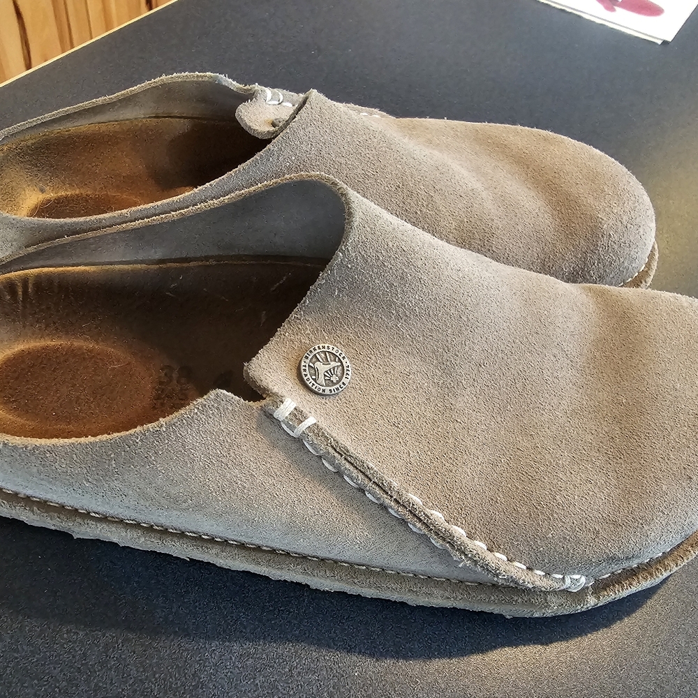Birkenstock Zermatt Suede Slip-On Clogs